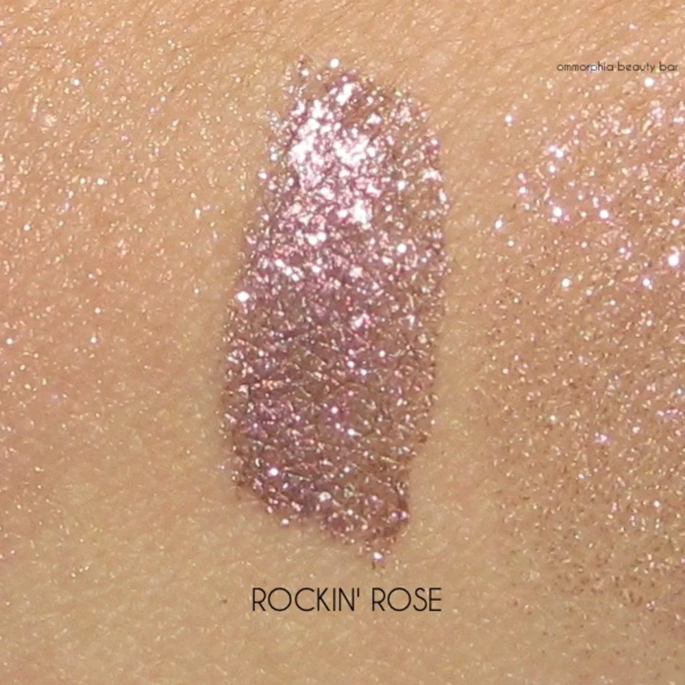 Stila Glitter Glow Liquid Eyeshadow Rockin' Rose Metallic Pink Sparkle NIB